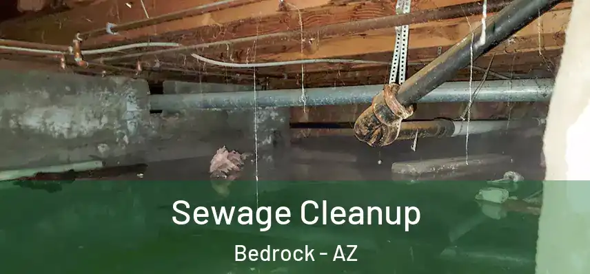  Sewage Cleanup Bedrock - AZ