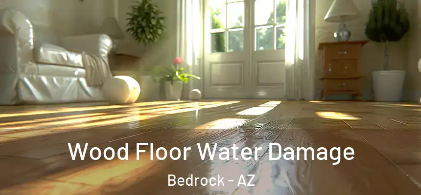 Wood Floor Water Damage Bedrock - AZ